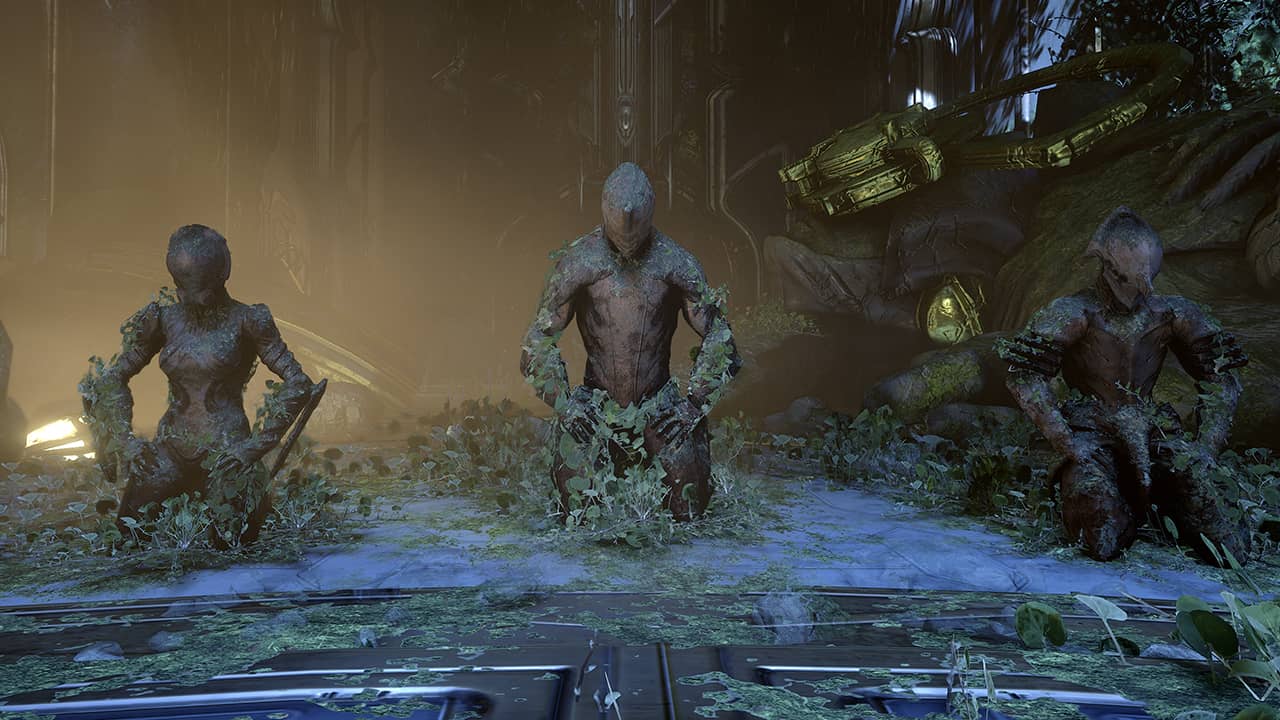 شاشة اختيار أول Warframe في بداية اللعبة